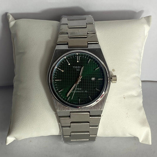 TISSO GREEN ساعة تيسو خضراء رجالية